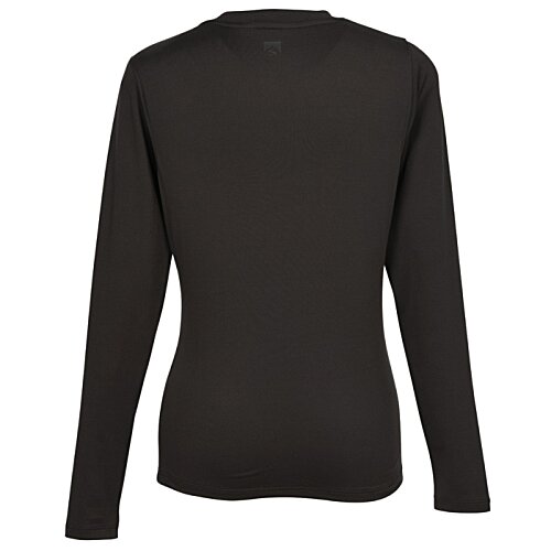 Additional Image 1 - a black long sleeved shirt