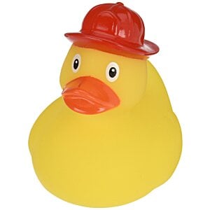 Additional Image 1 - a yellow rubber duck with a red hat
