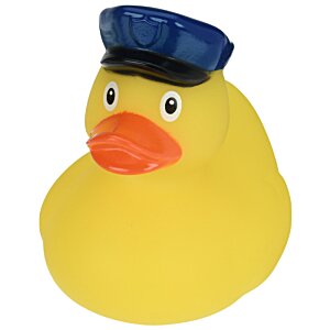 Additional Image 1 - a yellow rubber duck with a blue hat