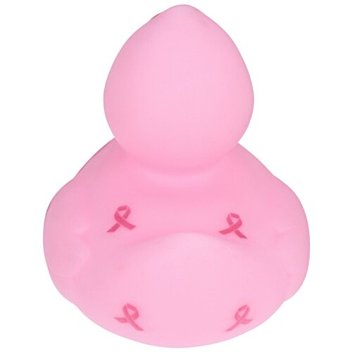 Additional Image 2 - a pink rubber duck on a white background