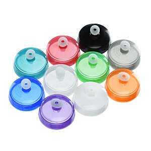 Additional Image 2 - a group of colorful plastic caps