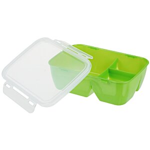 Additional Image 5 - a green and white plastic container