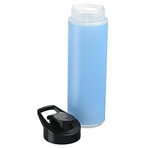 Additional Image 3 - a blue bottle with a black cap