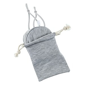 Additional Image 2 - a grey pouch with string