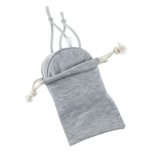 Additional Image 2 - a grey pouch with string