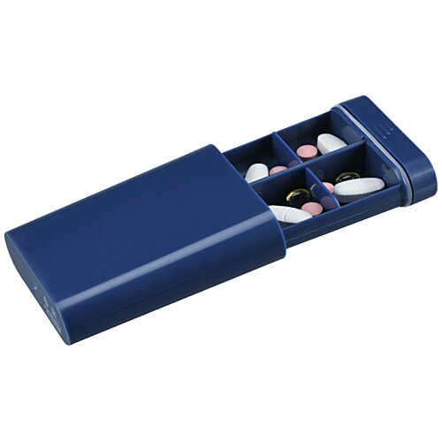 Additional Image 2 - a blue rectangular object with a hole in it