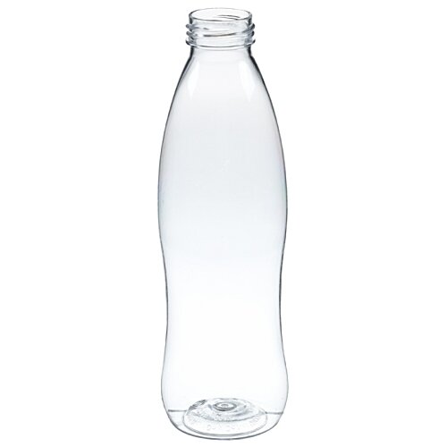 Additional Image 3 - a clear plastic bottle with a white background