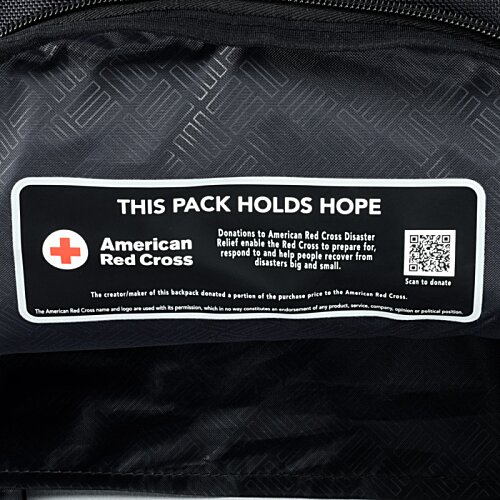 Additional Image 7 - a black label on a backpack