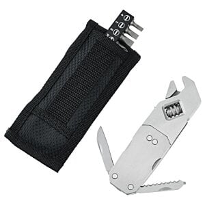 Additional Image 1 - a black and white pocket knife