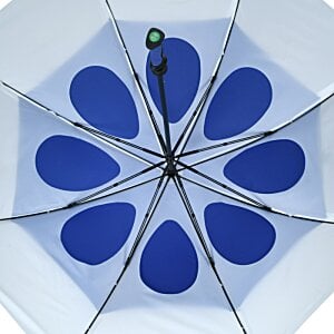 Additional Image 2 - a blue and white umbrella