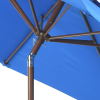 Additional Thumbnail Image 3 - a blue umbrella with brown poles