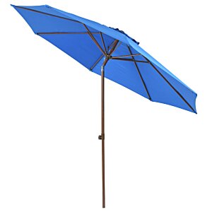 Additional Image 1 - a blue umbrella on a white background