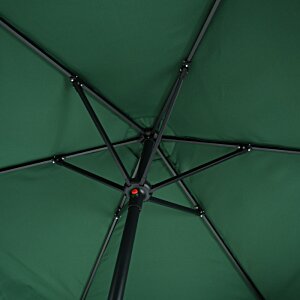 Additional Image 1 - a green umbrella with a star on it