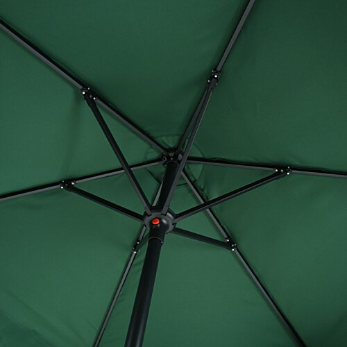 Additional Image 1 - a green umbrella with a star on it