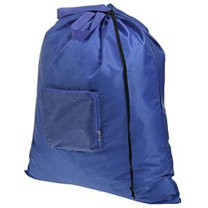 Additional Image 2 - a blue bag with a black string