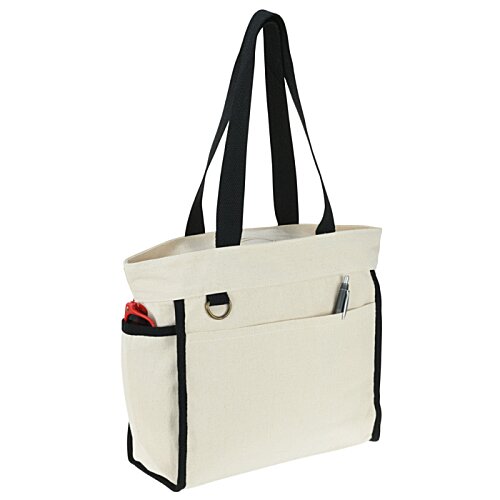 Additional Image 1 - a white bag with black straps