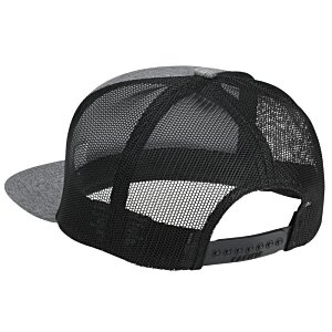 Additional Image 2 - a black hat with a mesh back
