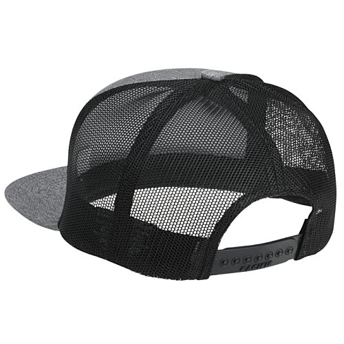 Additional Image 2 - a black hat with a mesh back