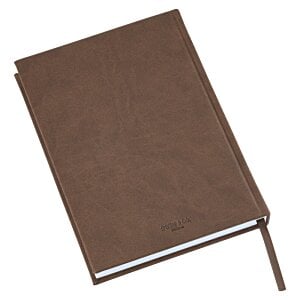 Additional Image 2 - a brown book with a white cover