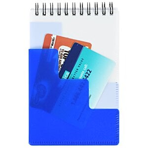 Additional Image 2 - a spiral bound notebook with a blue cover