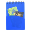 Additional Thumbnail Image 3 - a blue spiral notebook with a green card and a green card inside