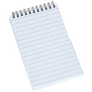 Additional Image 1 - a spiral notebook with a spiral bound