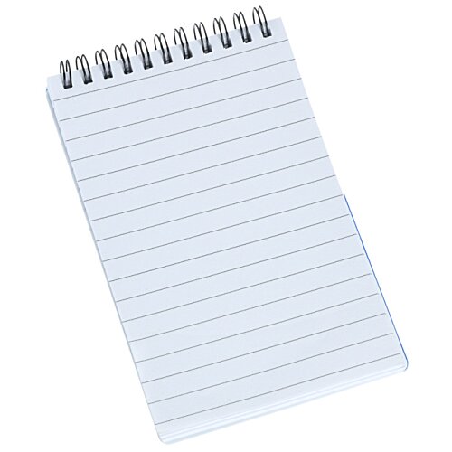 Additional Image 1 - a spiral notebook with a spiral bound