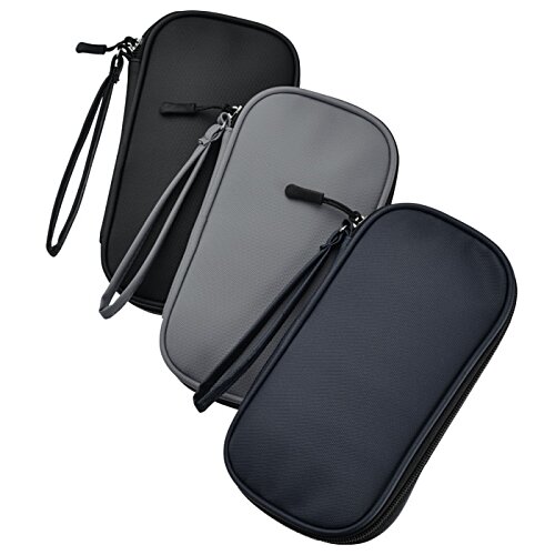 Additional Image 3 - a group of black and grey pouches