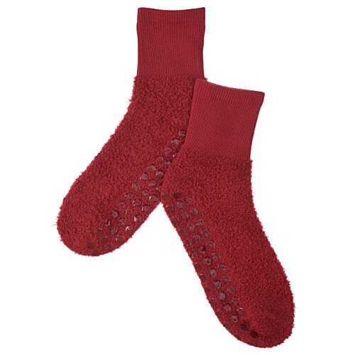 Additional Image 1 - a pair of red socks