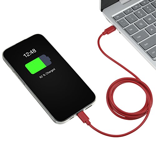 Additional Image 1 - a cell phone charging on a laptop