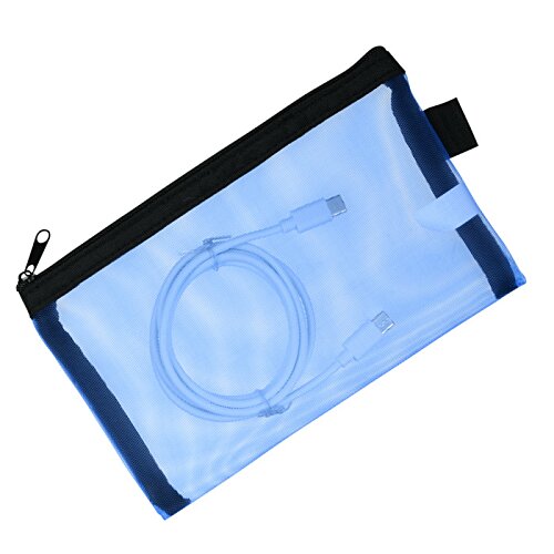 Additional Image 1 - a blue bag with a black handle