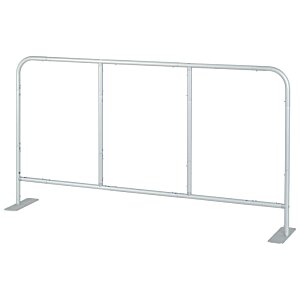 Additional Image 2 - a white metal fence with four bars