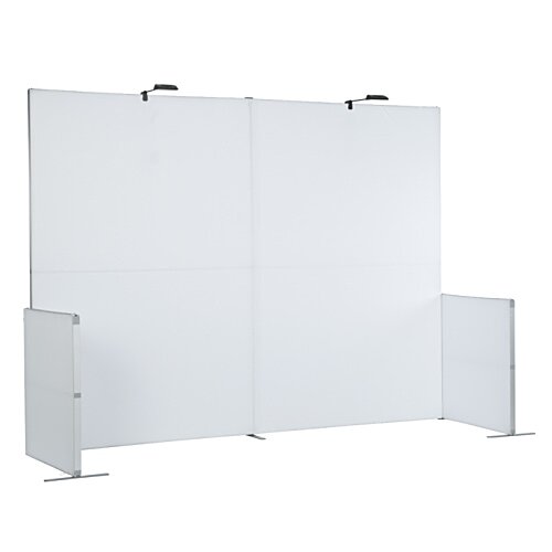 Additional Image 1 - a white wall with a metal frame