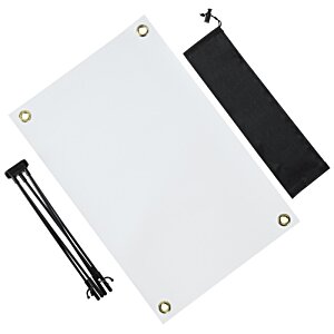 Additional Image 2 - a white board with black and white screws