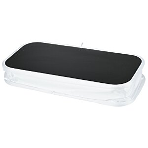 Additional Image 4 - a black rectangular object with a white cover