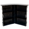 Additional Thumbnail Image 1 - a black shelf with a white top