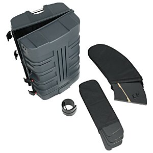 Additional Image 3 - a grey suitcase with wheels