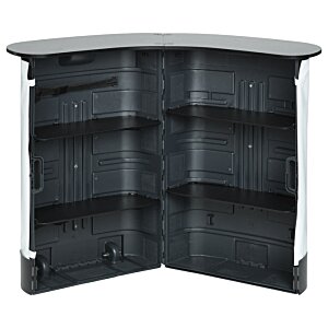Additional Image 2 - a black shelf with black shelves