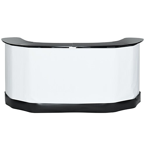 Additional Image 1 - a white and black reception desk