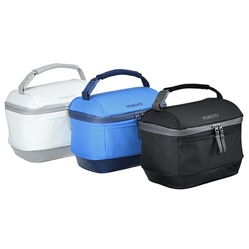 Additional Image 4 - a group of black and blue lunch boxes