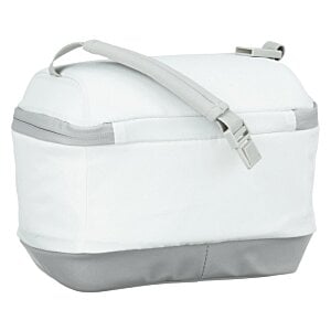 Additional Image 1 - a white and grey cooler bag