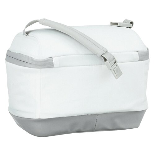Additional Image 1 - a white and grey cooler bag