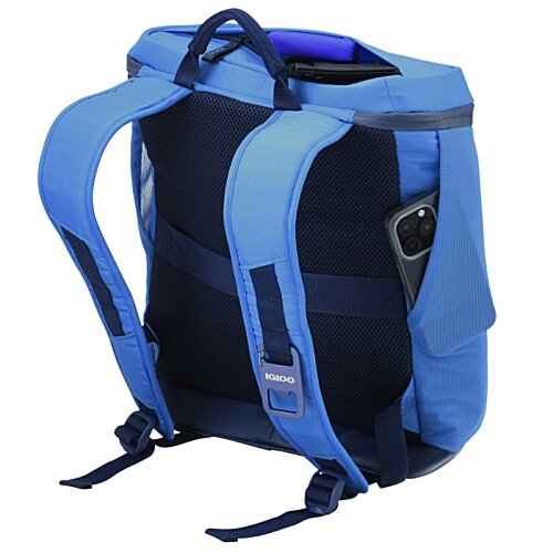 Additional Image 2 - a blue and black backpack