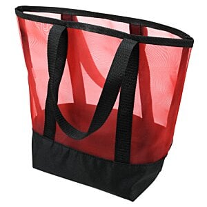 Additional Image 1 - a red and black shopping bag