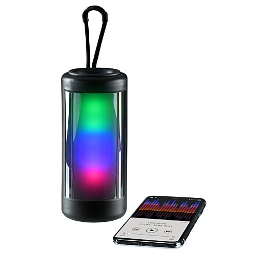 Additional Image 2 - a black cylindrical object with multicolored lights