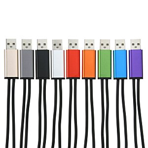 Additional Image 3 - a group of colorful usb cables