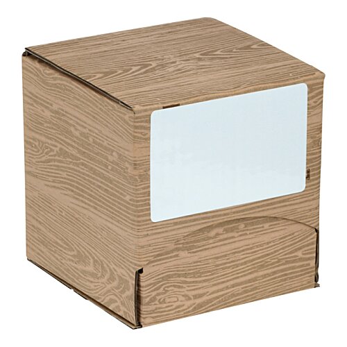Additional Image 2 - a brown box with a white window