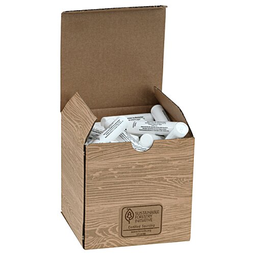 Additional Image 4 - a brown box with white paper inside