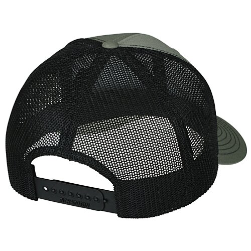 Additional Image 1 - a black hat with a mesh back