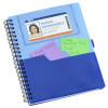 Additional Thumbnail Image 3 - a blue spiral notebook with a blue cover